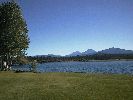 Three Sisters mountains from Black Butte Ranch